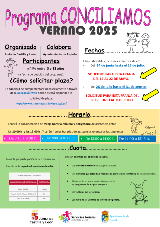Imagen PROGRAMA CONCILIAMOS EN TIZNEROS