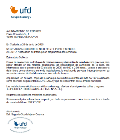 Imagen AVISO: