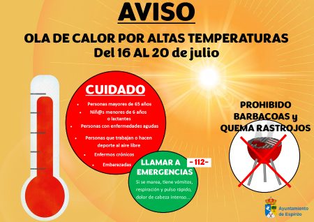 Imagen AVISO IMPORTANTE ANTE LA PREVISIÓN DE INCENDIOS