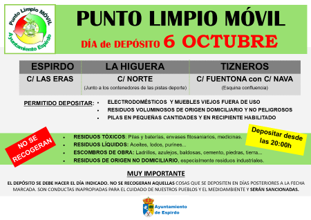 Imagen PUNTO LIMPIO OCTUBRE 2025