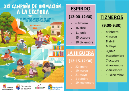 Imagen CALENDARIO ANUAL BIBLIOBUS 202