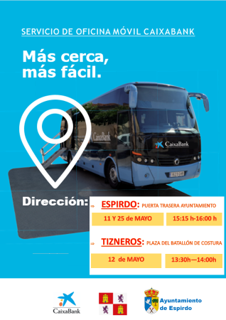 Imagen LLEGA EL AUTOBÚS DE CAIXABANK