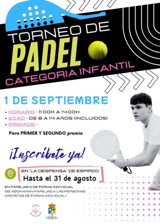 Imagen TORNEO DE PÁDEL Y TENIS DE MESA. INSCRÍBETE