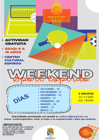 Imagen WEEKEND Sport Espirdo.