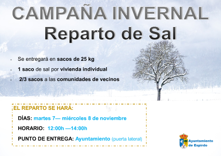 Imagen CAMPAÑA INVERNAL. REPARTO DE SAL