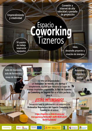 Imagen ORDENANZA REGULADORA DEL COWORKING DE TIZNEROS