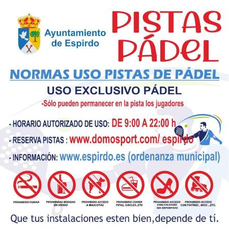 Imagen APERTURA DE LAS PISTAS DE PÁDEL